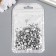 Decor for creativity Glass "Rhinestone truncated cone. Silver" d = 1.5-6.5 mm set 1000 pcs