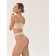 Female top on thin adjustable straps Mirey, size 46, bodily color