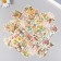Stickers for creativity "Garden flowers" embossing gold set 48 pcs 9x7x0.8 cm