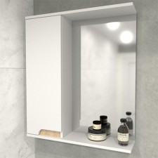 Cabinet-mirror Leon 60, left, sonoma color, 15 x 60 x 70