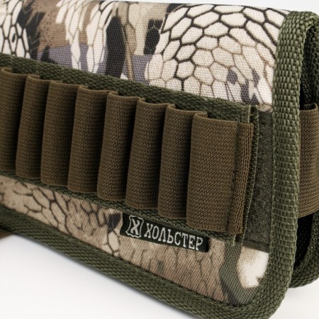 Parntash for a universal butt, caliber 12, 16, 20, 7.62 mm, 6 rounds, fabric-3