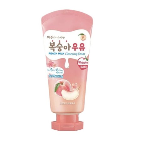 Fell Foil with Persian extract Kwailnara Peach Milk Cleansing Foam 120 ml
