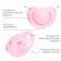 Orthodox dummy, silicone, from 0 - 3 months, pink color