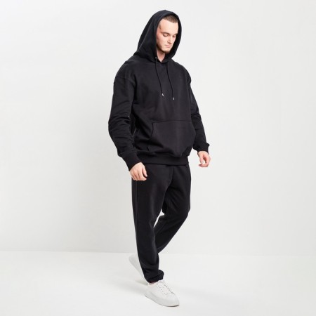 Male costume (sweatshirt/pants), black color, size 48 (l)-7