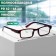 Ready glasses GA0186 (color: C2 coffee; diopter: +1; tint: no)