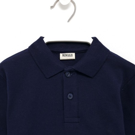 Jumper (Polo) Children's minku dark blue color, height 122-8