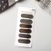 Invisibility for Herty hair (set 6 pcs) strip texture, 5.5 cm, gray-brown