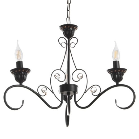 Azazel chandelier 3XE14 40W black and gold 57x57x39.5-98 cm Bayerlux-1