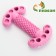 Dog toy "Key", TPR, Massage, 12 x 3.5 x 5 cm, pink