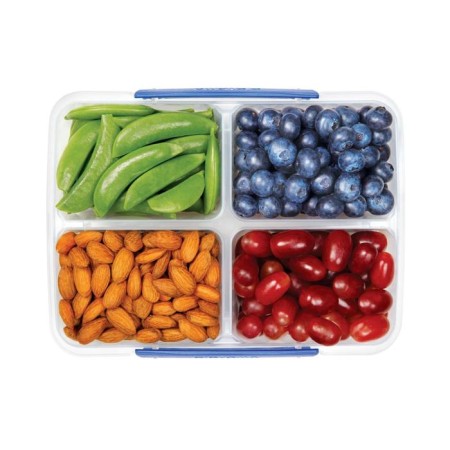 Container rectangular four -section, 1.74 liters-1