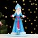 Suvenir "Snow Maiden", blue, MDF, 16.5x16.5x21.5 cm