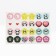 Clips Stickers "The Young" Children ", 12 pcs