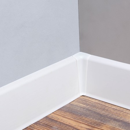 Floor skirting board 85mm 2.2m "decoration", 001 white-4