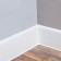 Floor skirting board 85mm 2.2m "decoration", 001 white