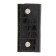 Key on the button, 6 carbines, crocodile, black color