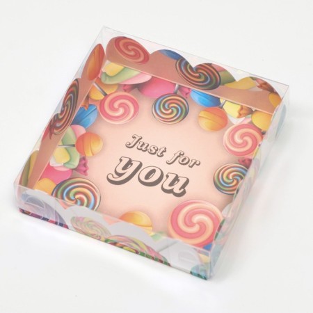 Box for cookies, "Sweet holiday", 12 x 12 x 3 cm