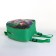 Children's backpack on the zipper "chosen", the color is green