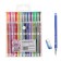 Set of gel pens 12 colors Metallic housing in a blister on a button