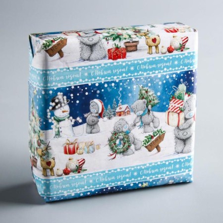Glossy packaging paper “Happy New Year!”, Me to You, 70 x 100 cm-2