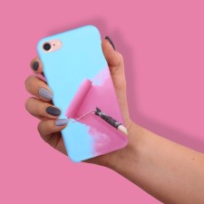 Чехол на телефона iPhone 7 «Раскрась», soft touch 6,5 × 14 см.