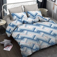 Постельное бельё с простынёй на резинке 2 сп Amore Mio, размер 215х240 см, 175х215 см, 70х70 см - 2 шт
