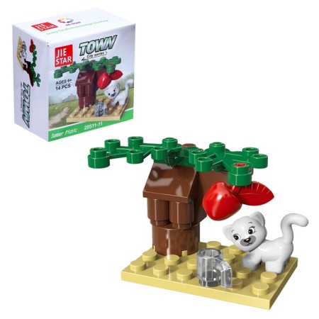 Designer "Kits under a tree", 14 parts
