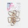 Half rings for bags, d = 25 mm, thickness - 3 mm, 10 pcs, gold color