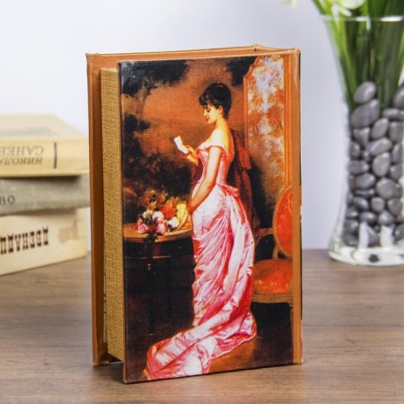 Safe Brush tree "Lady in pink" silk 17x11x5 cm-4