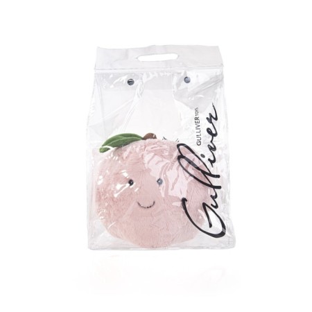 Gulliver soft toy "Apple", pink color, 20 cm-6