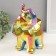 Souvenir Ceramics "Geometry. Elephant" Green Chameleon 10x20x21.5 cm