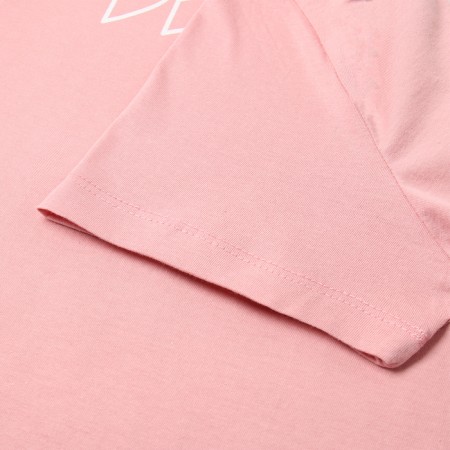 Homemade female set (T -shirt, shorts), pink color, size 46-7