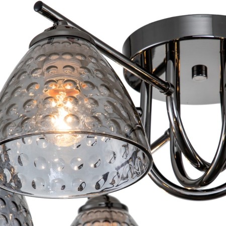 Ceiling lamp 6x60W E27, size 56x56x20 cm-2