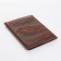 Cover for autoDocations and passports, brown color