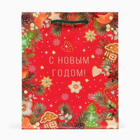 Gift package "Happy New Year!", 18 x 22.3 x 10 cm-1