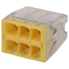 Terminal era compact with paste series 246 6 holes 0.5-2.5 mm2
