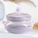 Ceramic pot for baking "Tandy" 0.5l / 13x9.5cm, lavender