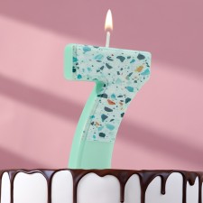 Candle for the Mosaika cake, number 