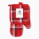 New Year. Kitchen set 2 Ave. Ethel Cell centered red. 17*17cm, mittens-dumplings. 26*16cm, 100%p/e