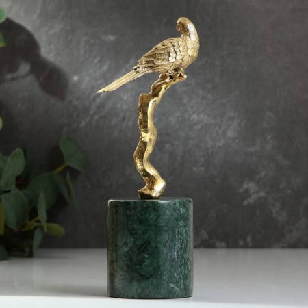 Figurine "bird" marble brass 22 x 9 x 30 cm-7