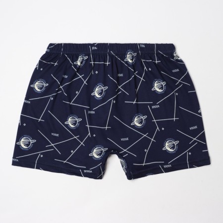 Panties men's boxers, dark blue color/planets, size 56