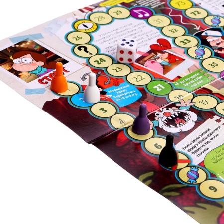 Board game Walked Broditer for children "Gravity Folz. In search of chubby ", 2-4 players, 5+-3