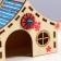 House for rodents, 11 x 5.5 x 7.5 cm, plywood