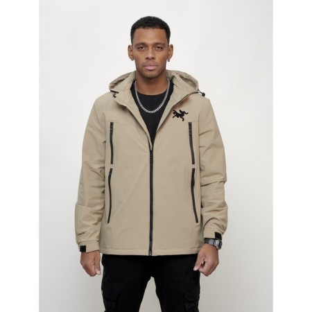 Male spring jacket, size 56, beige color