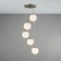 Suspended lamp Citilux "Tommy" CL102054, 36x36x56 cm, 5x40W, E14, gray color