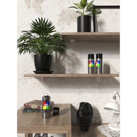 Aerosol paint enamel black matte 520ml Coralino Ral9005-2