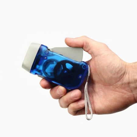 Manual battery, 1 watts, 300 mAh, LED, dynamo charging-4