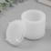 Mold Silicon "Casket. Smoothness" with a lid of 7.8x7.8x7.4 cm