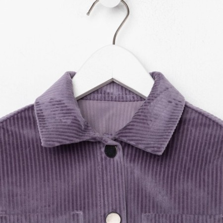 Kids KAFTAN "Velvet", size 32 (110-116), purple color-6
