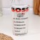 Great glass in gift packaging "BOSS" 250 ml