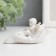 Polystone souvenir "Snowthrough angel in the palm" 3.5x7.5x3 cm